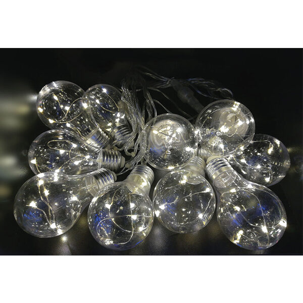 Σετ 10 λάμπες με 60 LED φωτάκια