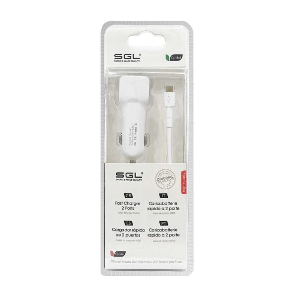 Φορτιστής αυτοκινήτου - TypeC - 1m - D1-V2 - 110213T