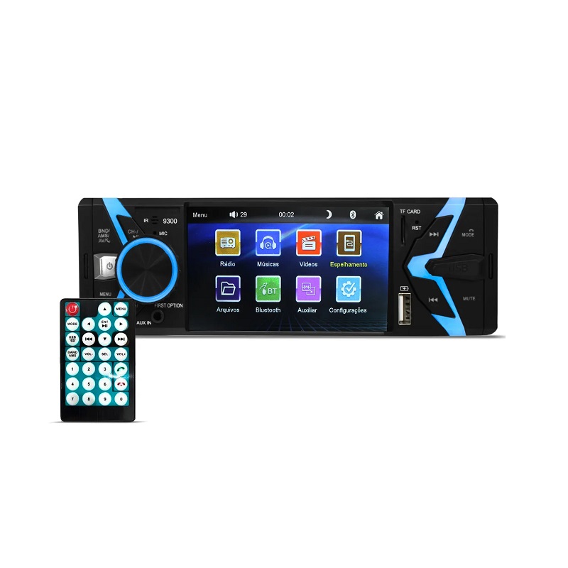 000506 Ηχοσύστημα αυτοκινήτου 1DIN με Touch Screen - 4015 - 4" - MP5 - 005069 - Image 1