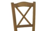 Καρέκλα καφενείου Santorini χιαστή καρυδί ξύλο 42x40x89εκ - Image 6