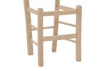 Καρέκλα καφενείου Santorini χιαστή άβαφο ξύλο 42x40x89εκ - Image 7
