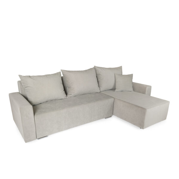 Γωνιακός καναπές-κρεβάτι αριστερή γωνία Bell μπεζ 250x150x88