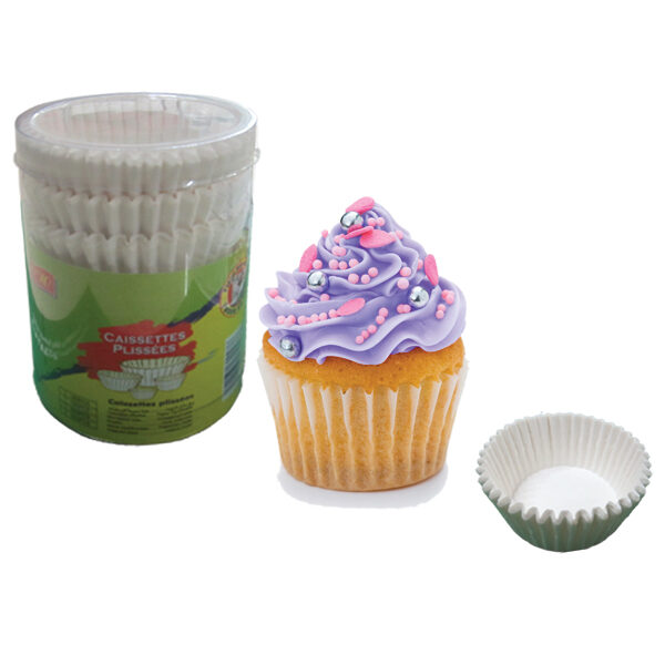 Σετ 150 πτυχωτά χαρτάκια cupcake για φούρνο
