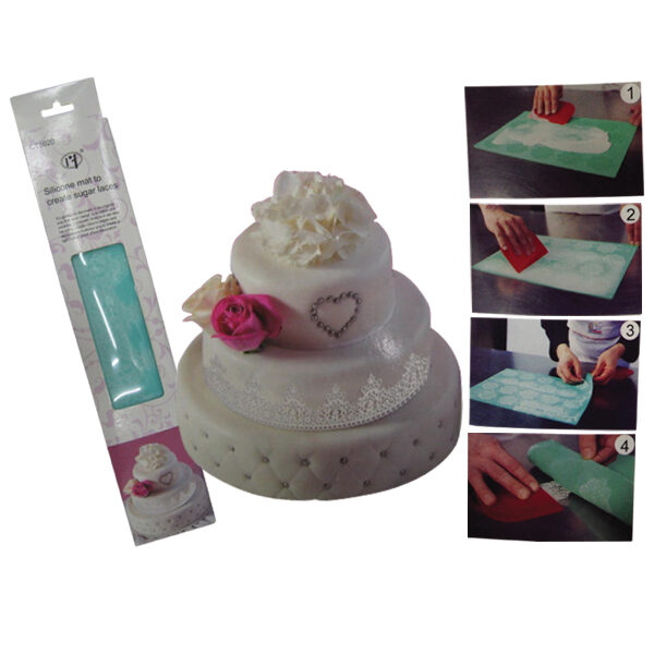 Βάση σιλικόνης για δημιουργία δαντέλας ζαχαρόπαστας