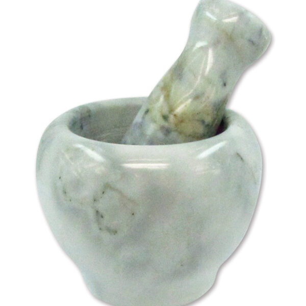 Μαρμάρινο γουδί 8cm με γουδοχέρι