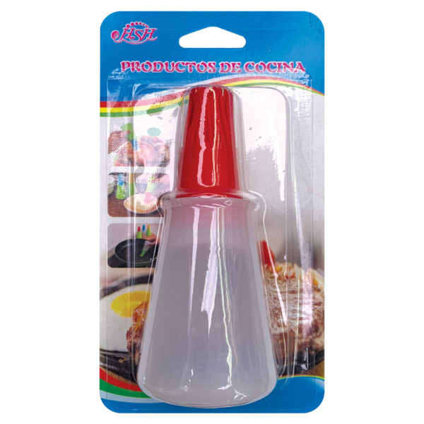 Πινέλο σιλικόνης με δοχείο σε διάφορα χρώματα