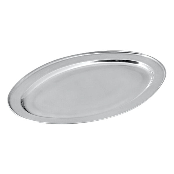 Μεταλλικός δίσκος σερβιρίσματος οβάλ 45,72cm