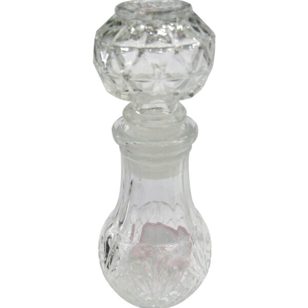 Γυάλινη διάφανη φιάλη 12x5 cm - 50ml