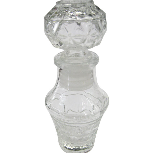 Διάφανη γυάλινη φιάλη 12x5 cm - 50ml