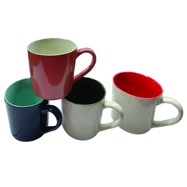 Πορσελάνινη κούπα δίχρωμη