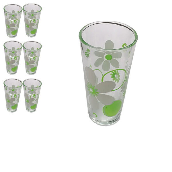 Σετ 6 γυάλινα ποτήρια νερού