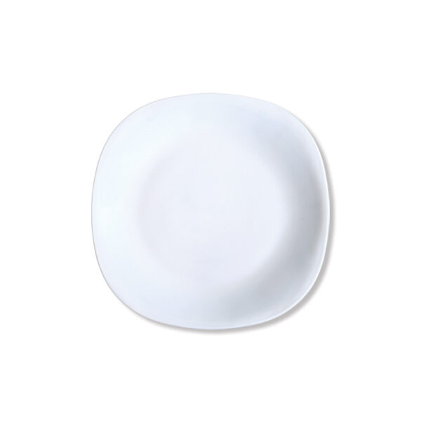 Τετράγωνο πιάτο φαγητού οπαλίνας 26cm