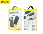 Powerbank - P106K - 10.000mah - 22.5W - AWEI - 007313 - Black - Image 2