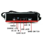 Επαναφορτιζόμενο ραδιόφωνο - XB373BT - Waxiba - 003736 - Red - Image 3