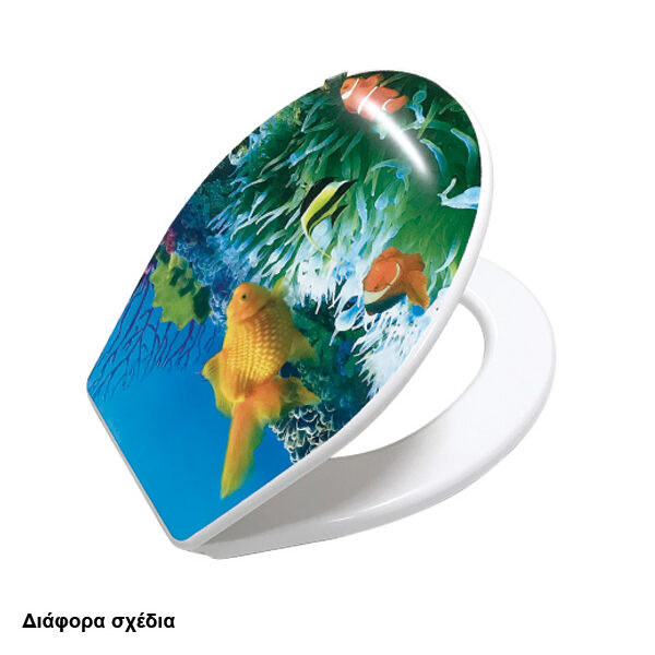 Καπάκι λεκάνης από σκληρό πλαστικό