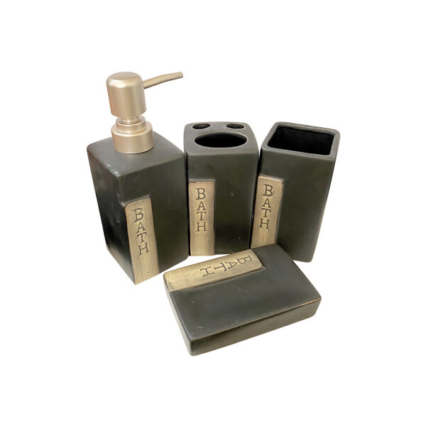 Σετ μπάνιου 4 τεμαχίων κεραμικά