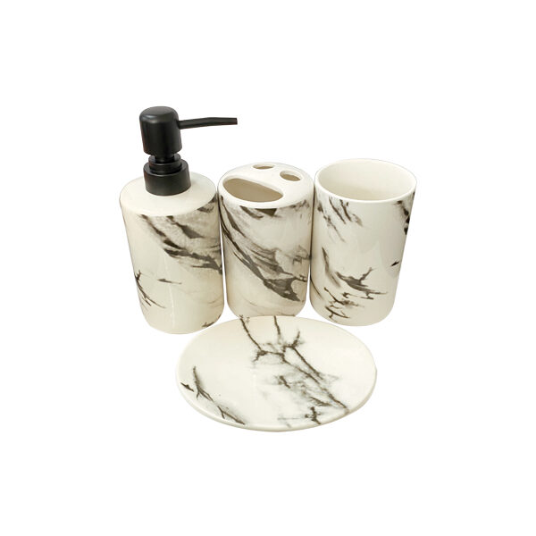 Σετ μπάνιου 4 τεμαχίων κεραμικά