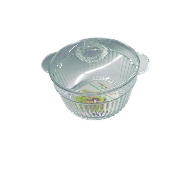 Μπολ πλαστικό με καπάκι 16 x 9,5cm.