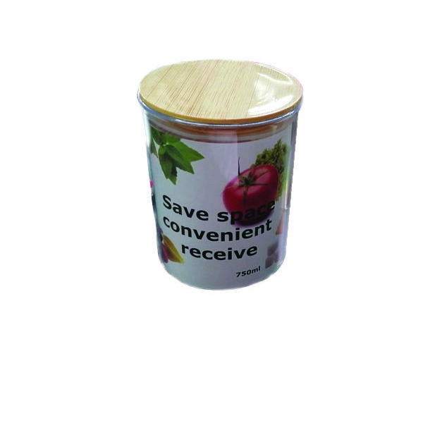 Πλαστικό φαγητοδοχείο με πλαστικό αεροστεγές καπάκι 750ml