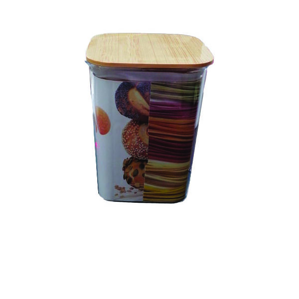 Πλαστικό φαγητοδοχείο με πλαστικό αεροστεγές καπάκι 800ml