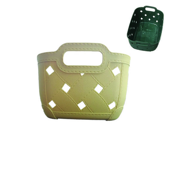 Πλαστικό καλάθι τύπου "δέρμα"