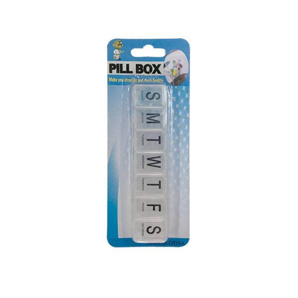 Πλαστικό κουτί για χάπια εβδομάδας