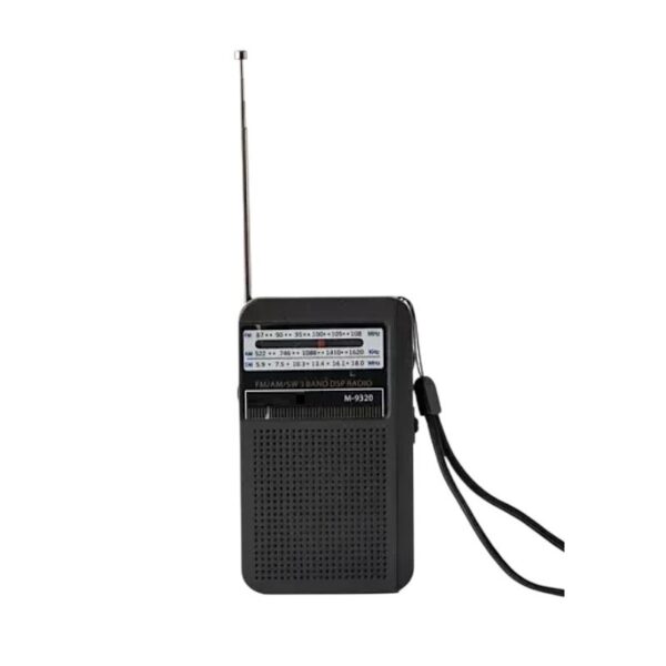 Επαναφορτιζόμενο ραδιόφωνο mini - PR-1013 - 010139 - Black