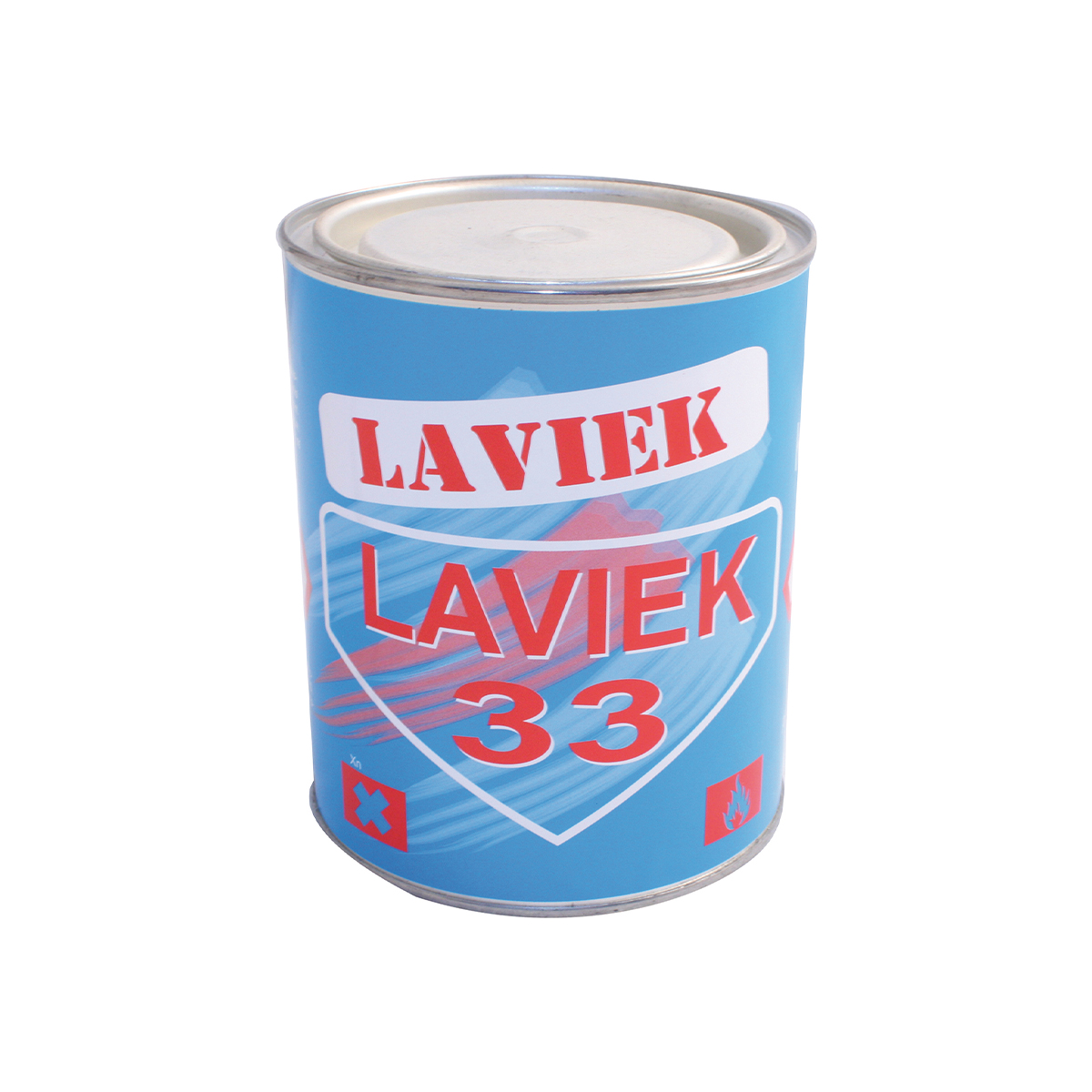 02-0136 ΛΑΒΙΕΚ Κόλλα καουτσούκ μαύρη Νο.33 1kg επισκευής ελαστικών - Image 1