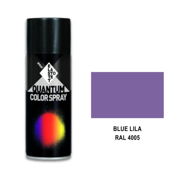 Σπρέι μωβ γυαλιστερό ''blue lila'' Quantum RAL 4005 - 400ml