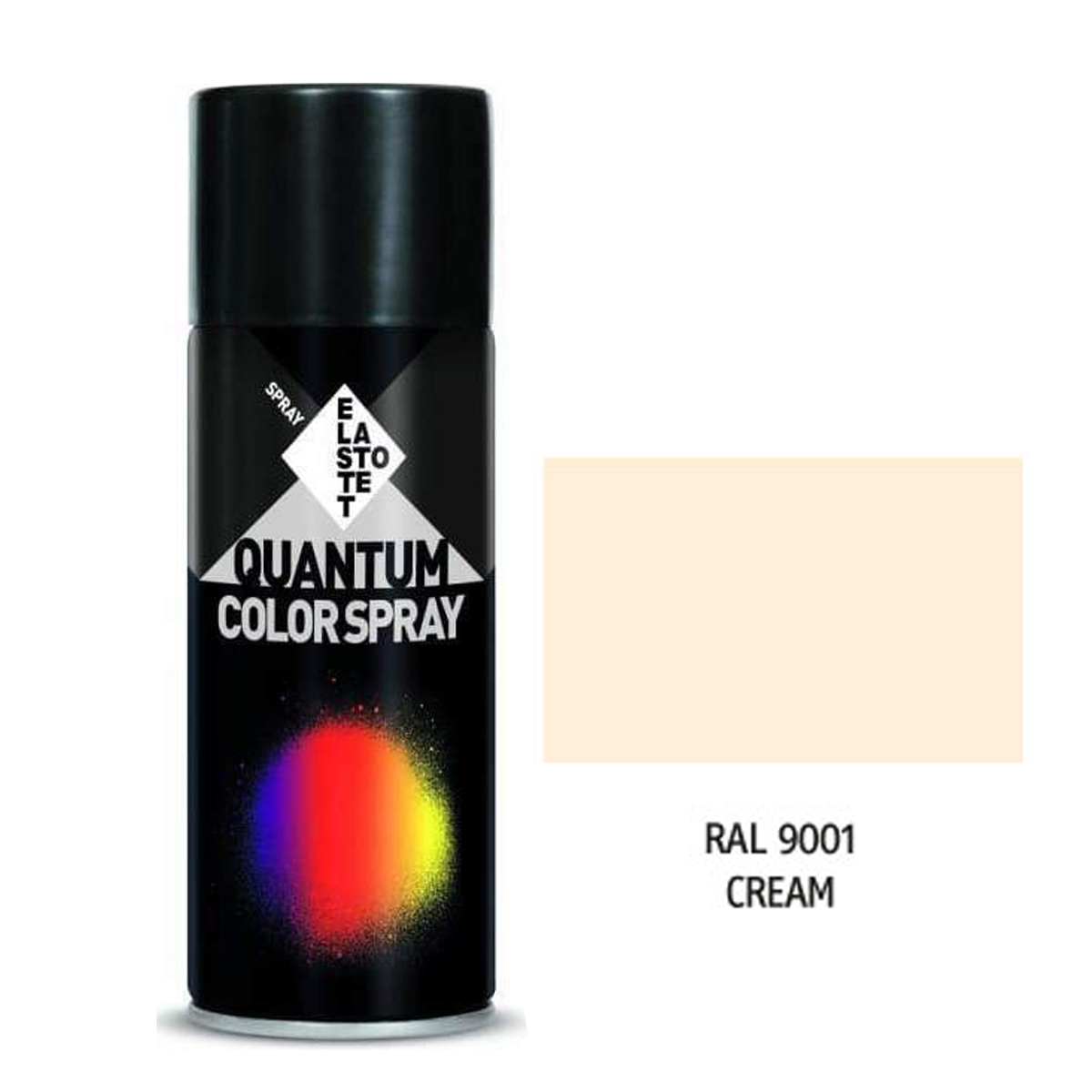 02-1178 Σπρέι εκρού ''cream'' RAL 9001 - 400ml - Image 1