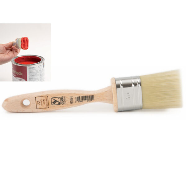 Πινέλα ιταλίας Performa 167 υπέρδιπλα επαγγελματικά λευκή τρίχα Νο40