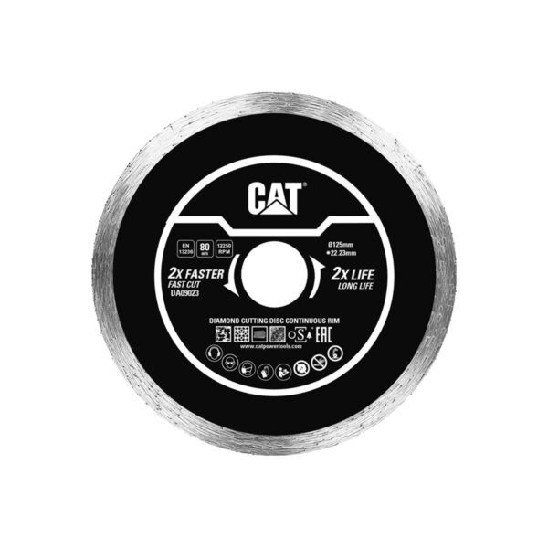 CAT Δίσκος κοπής διαμαντέ Continuous 125x22.23x1.6mm DA09023