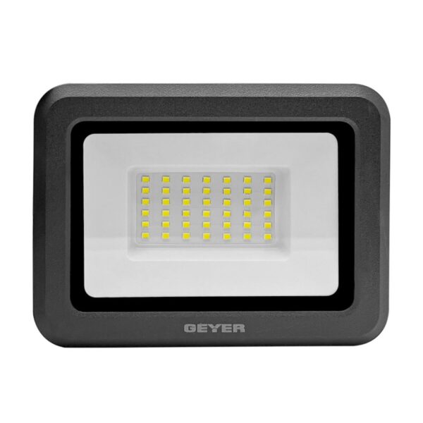 GEYER Προβολέας led μαύρος 30W 4000K 2700LM LPRM30CE
