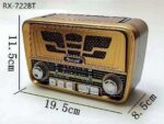 Επαναφορτιζόμενο ραδιόφωνο Retro - RX722BT - 027221 - Image 2