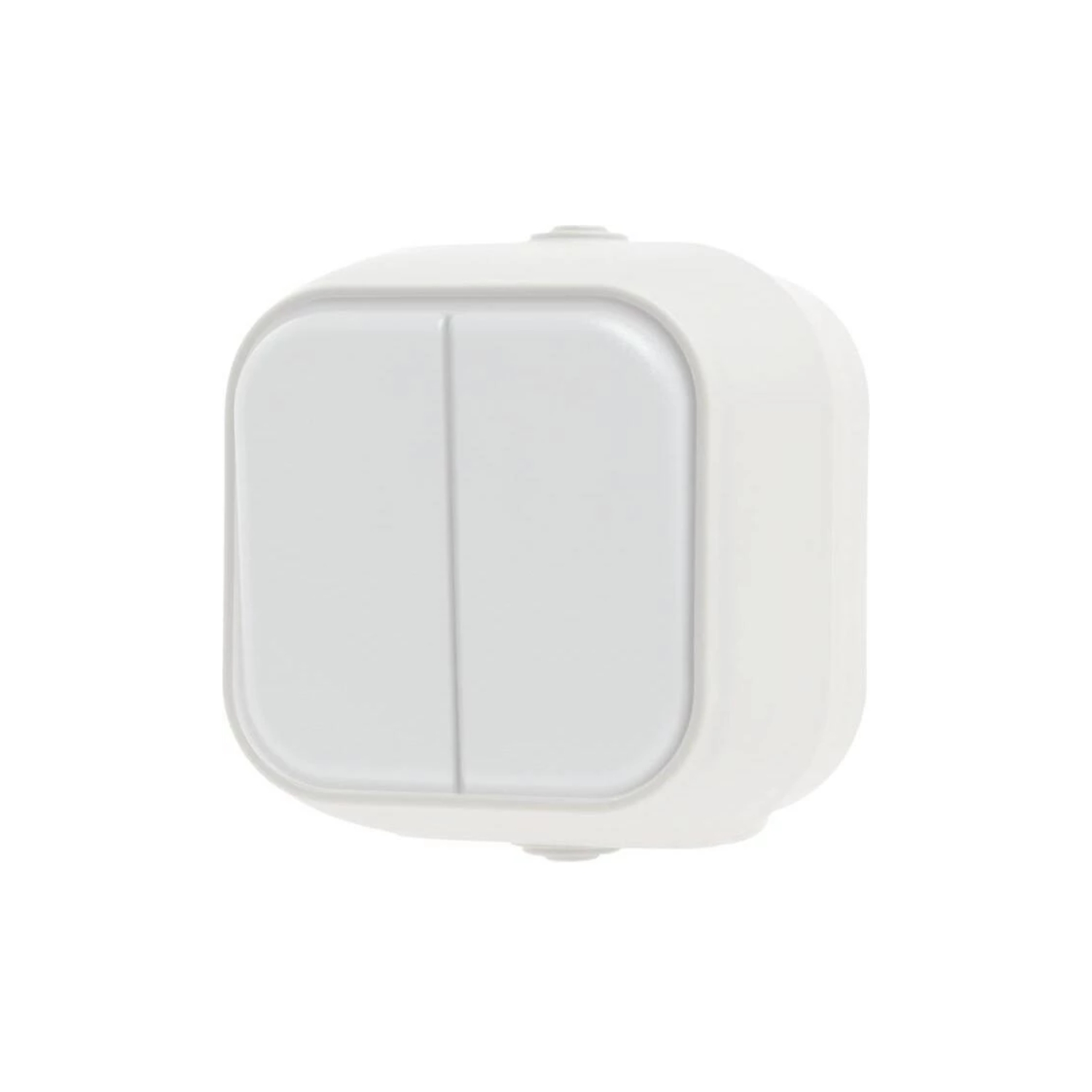 03-6439 GEYER Διακόπτης a/r διπλός IP54 H2-B220M-W λευκός - Image 1