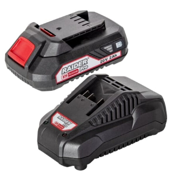 RAIDER R20 Φορτιστής & μπαταρία Li-ion 20V 2Ah/1h RDP-R20 032120