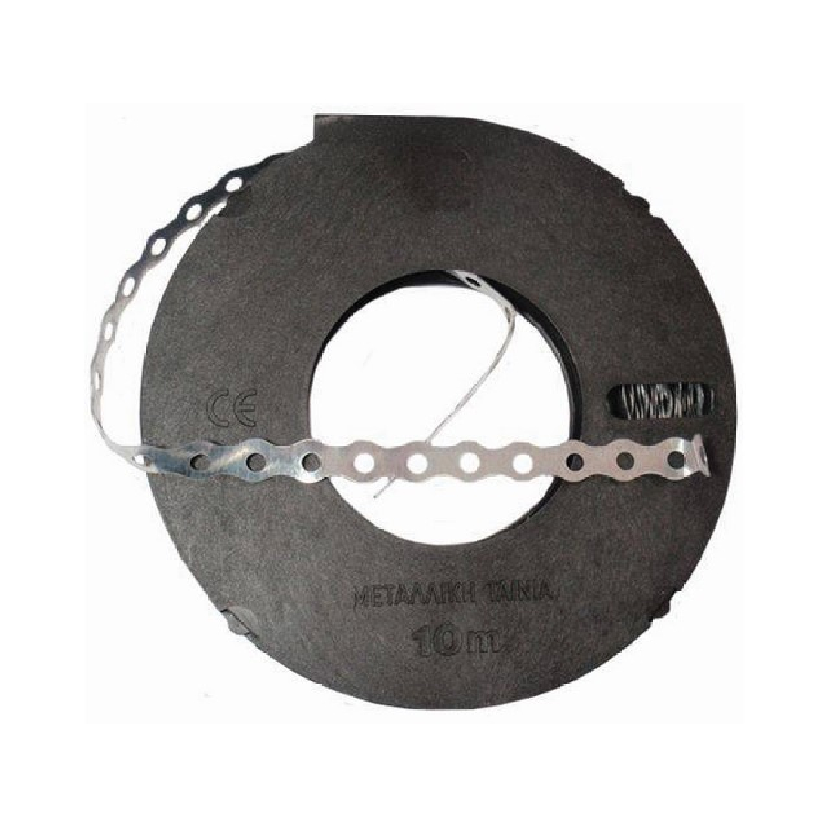 04-0554 Τσέρκι διάτρητο 0.6*17mm*10Μ μεταλλικό για στήριξη - Image 1