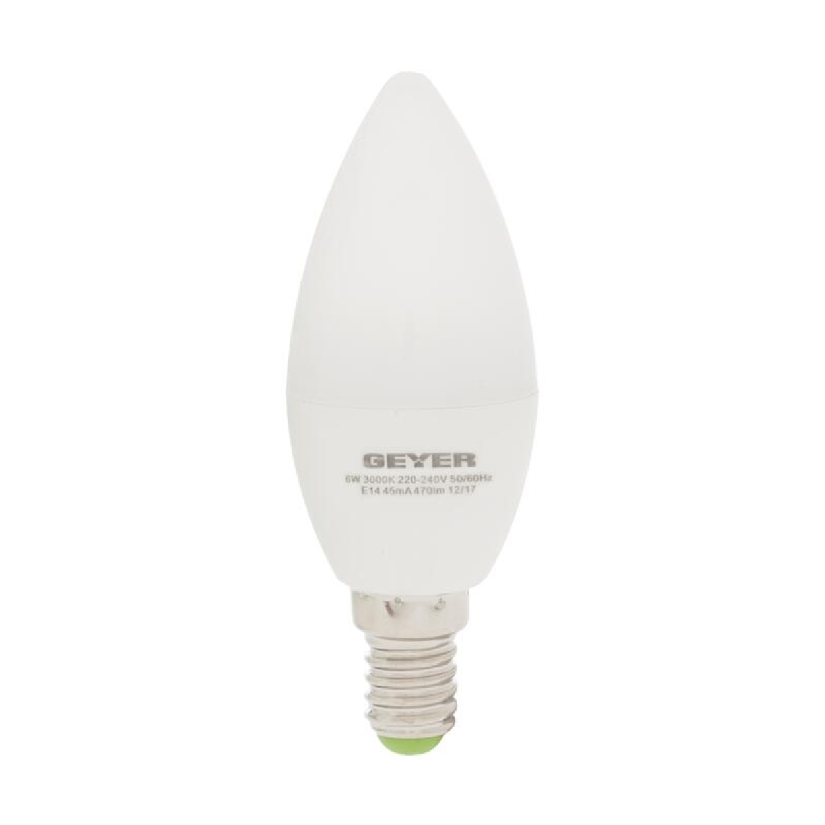 04-4526 GEYER Λάμπα led κεράκι C35 E14 4.5W κίτρινο 470LM LCWE145E - Image 1