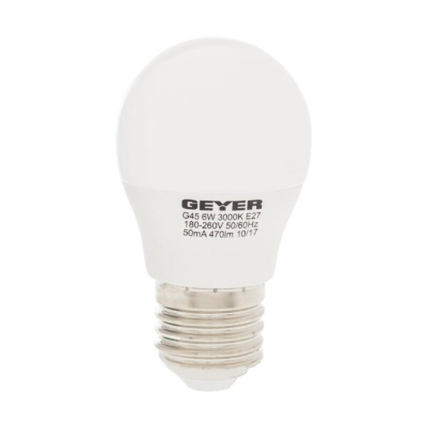 GEYER Λάμπα led G45 E27 4.5W κίτρινο 470LM LGLWE275E