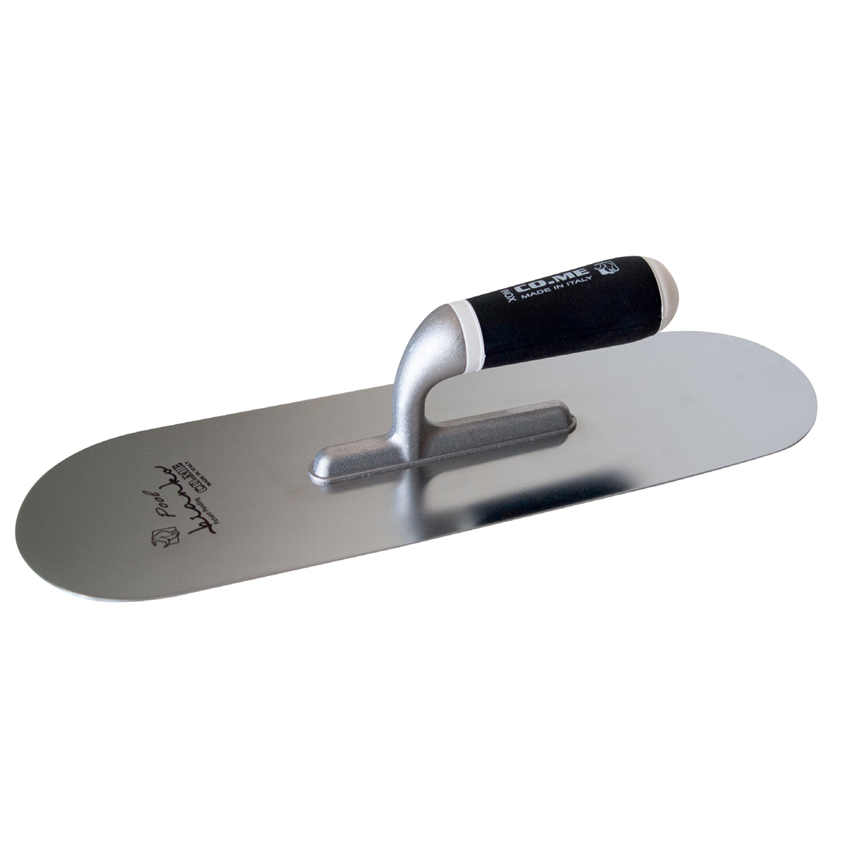 04-8309 COME Σπάτουλα stucco veneziano bianko pool inox 400x120x0.6mm 383BI400 - Image 1