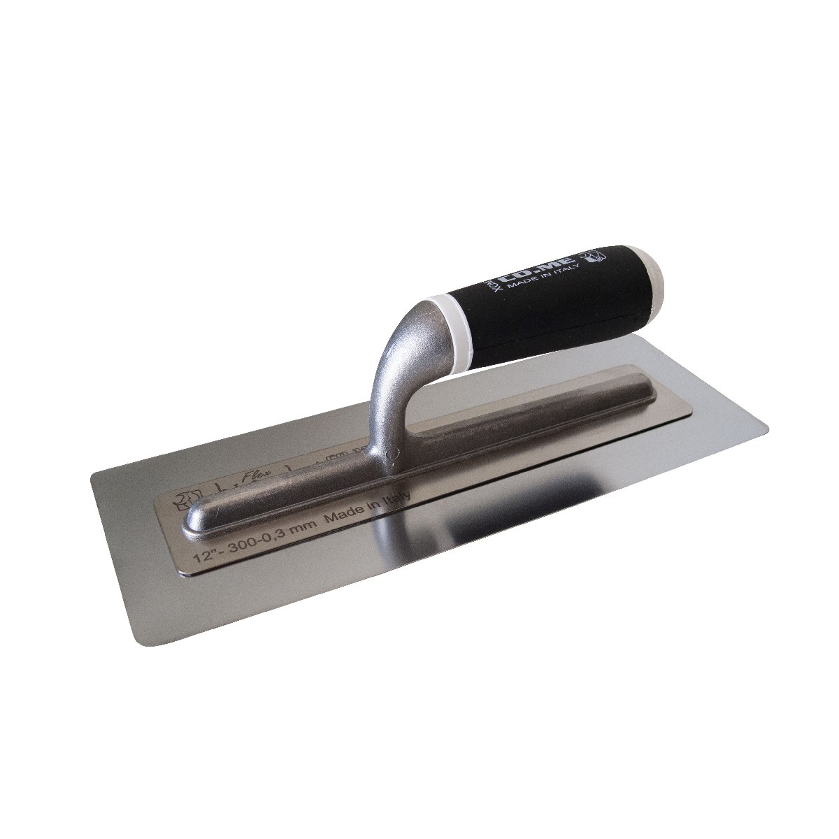 04-8310 COME Σπάτουλα stucco veneziano bianko proflex inox 300x110x0.3mm 381FXBI30 - Image 1