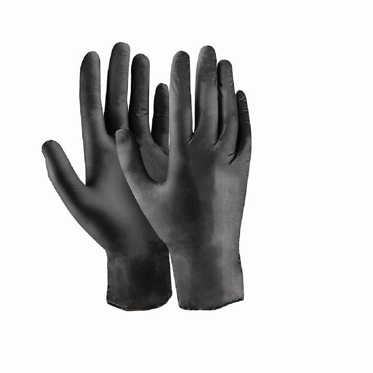 04-9613 Γάντια μιας χρήσης nitrile μαύρα Dext 10/XL (κουτί των 100τεμ.) D3620 - Image 1