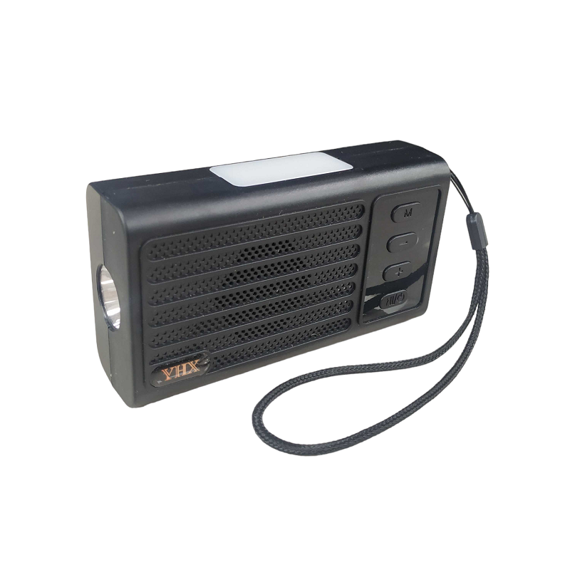 040070 Ασύρματο ηχείο Bluetooth με ηλιακό πάνελ - YHX-07 - 040070 - Black - Image 1