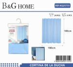 Κουρτίνα μπάνιου - Light Blue - 1.8x1.8m - 25755 - Image 2