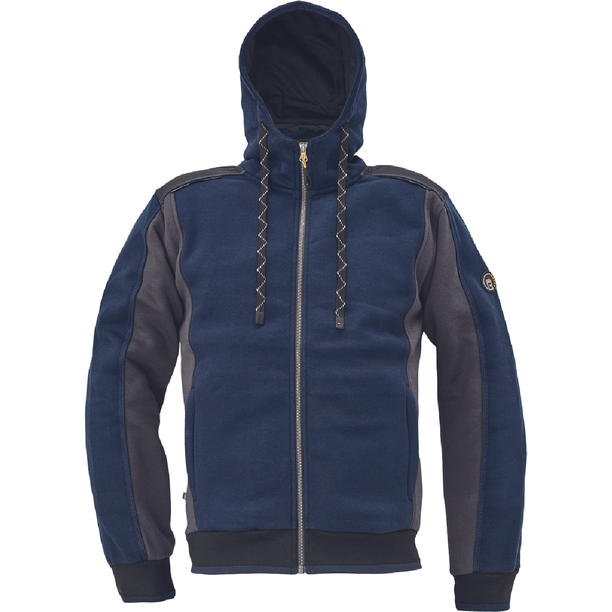 05-6764 ΖΑΚΕΤΑ ΦΟΥΤΕΡ ΜΕ ΚΟΥΚΟΥΛΑ-HOODIE DAYBORO ΜΠΛΕ 55%poly-45%cott, 340 g/m² XL - Image 1