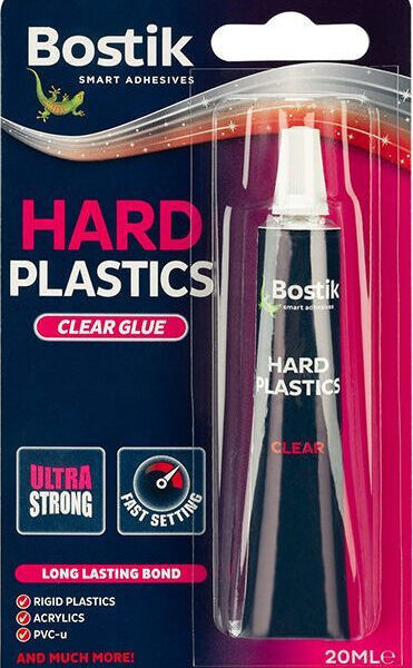 Κόλλα στιγμής 20ml σκληρών πλαστικών Hard Plastics