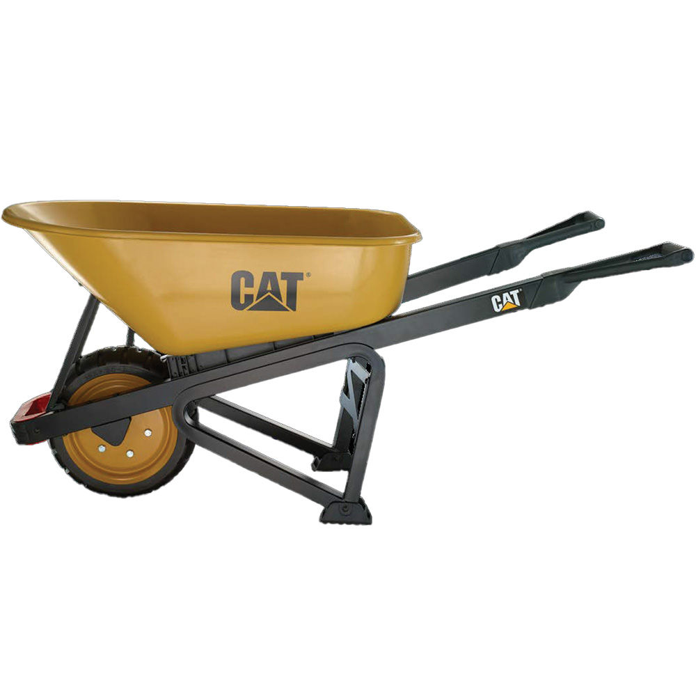 05-8906 CAT Καρότσι οικοδομής χωρητικότητας 170lt 500kg με συμπαγή ρόδα K22-000 - Image 1