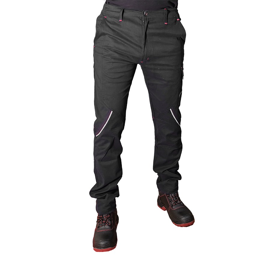 05-9119 GTC Παντελόνι Εργασίας Theseus Stretch με ελαστίνη Μαύρο No.5XL - Image 1