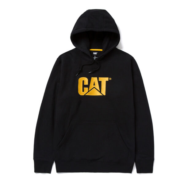 CAT Μπλούζα φούτερ με κουκούλα trademark μαύρη XL W10646