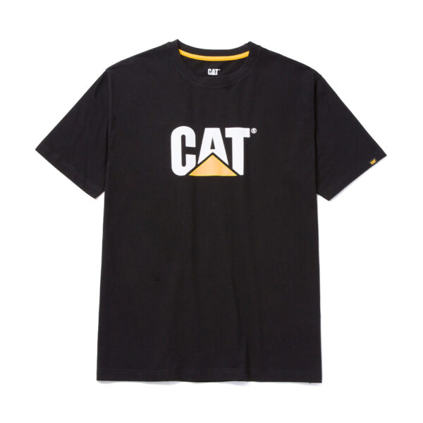 CAT Μπλουζάκι κοντομάνικο μαύρο tm logo L 1510305